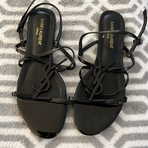 Saint Laurent flat sandals